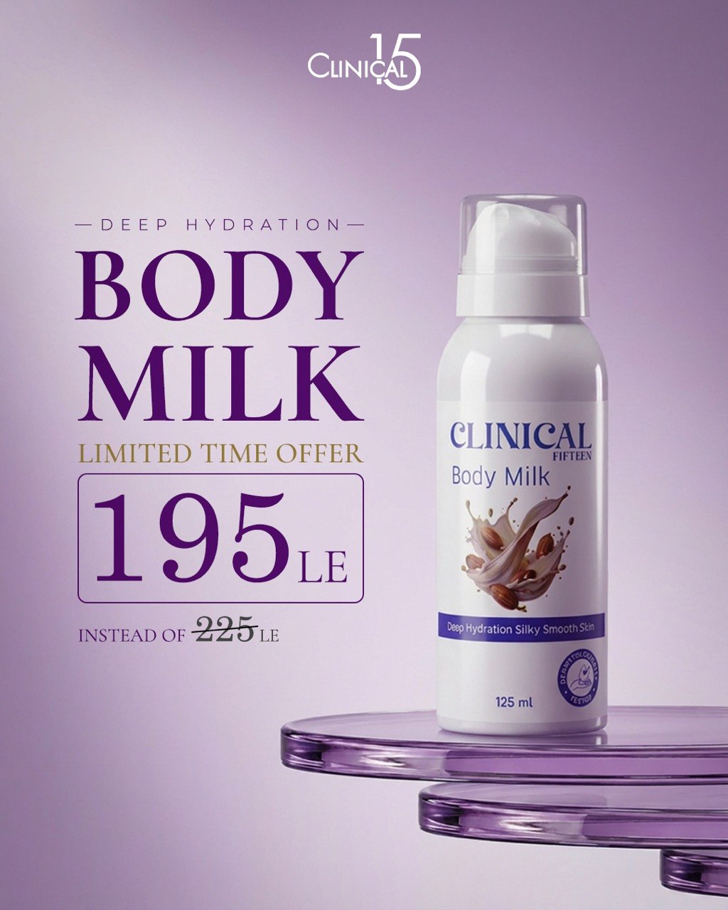 Clinical 15 Body Milk Spray